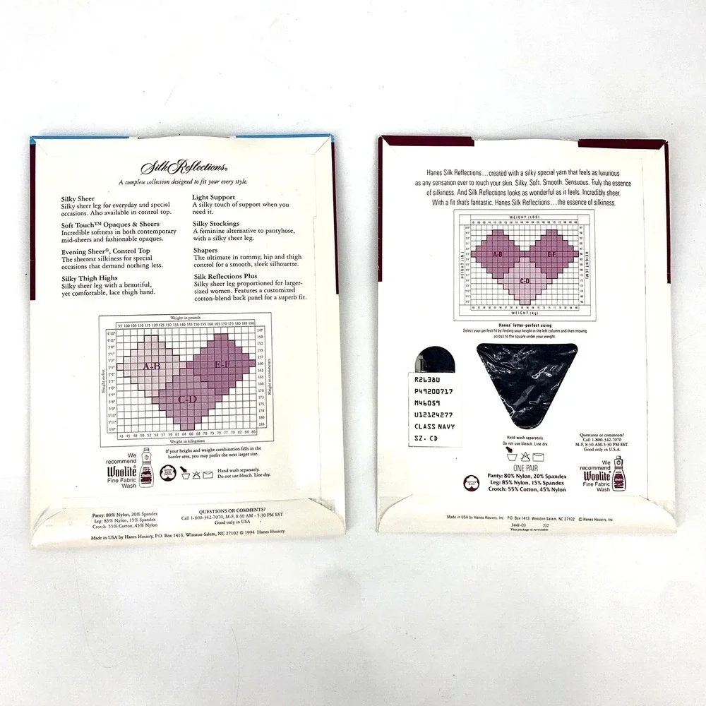 Hanes vintage pantyhose